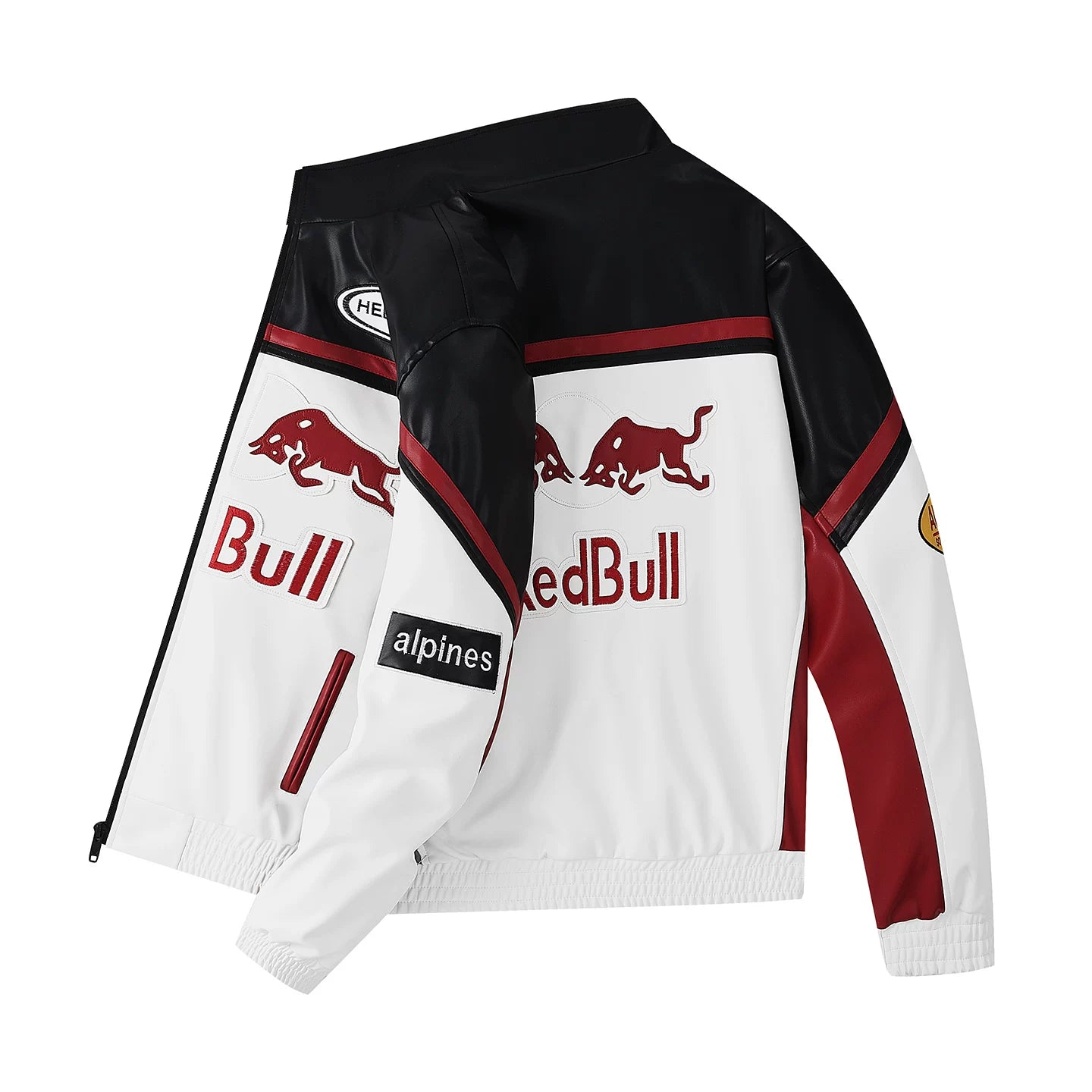 Red Bull White Color Motorcycle Racing Suit