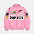 Ferrari F1 Vintage Racing Jacket - Pink Edition