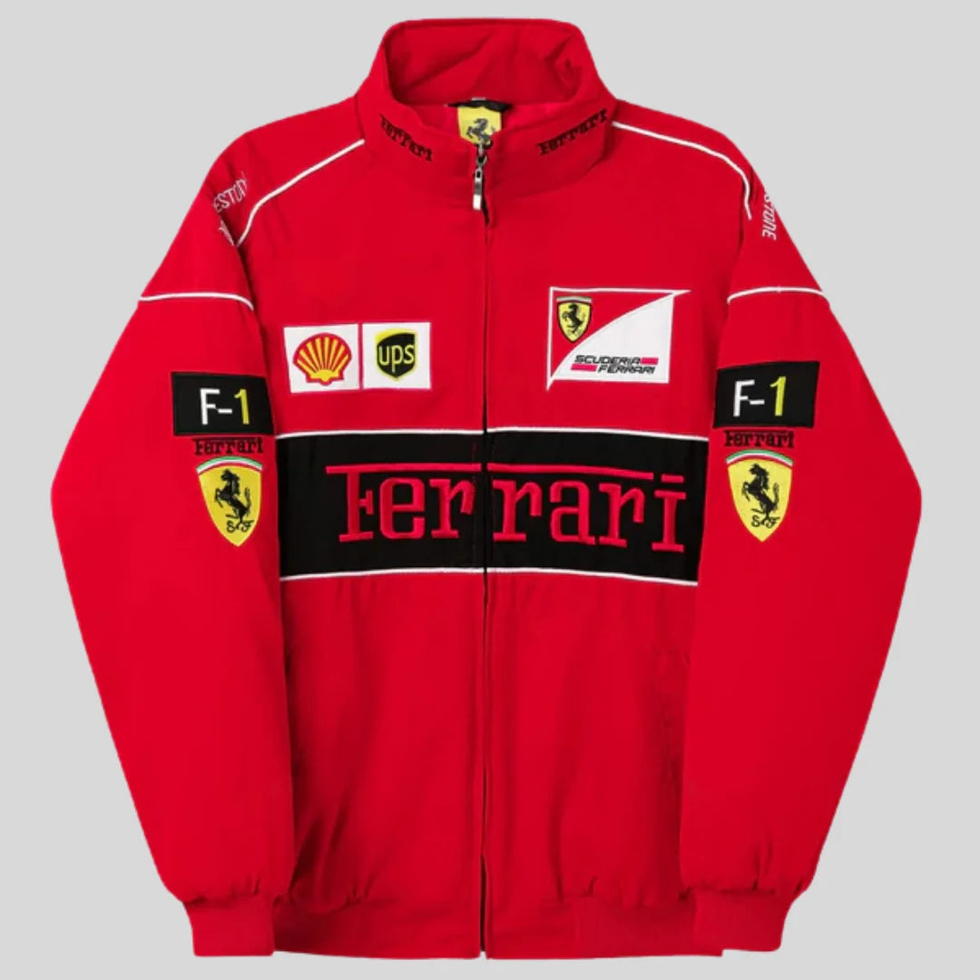Ferrari F1 Vintage Racing Jacket - Red Edition 2