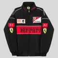 Ferrari F1 Vintage Racing Jacket - Black Edition