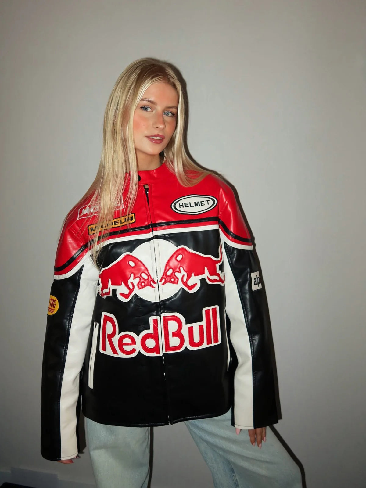 Red Bull Racing Black and White Jacket