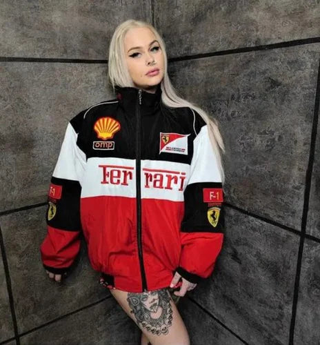 Ferrari F1 Vintage Racing Jacket - Red Edition 1